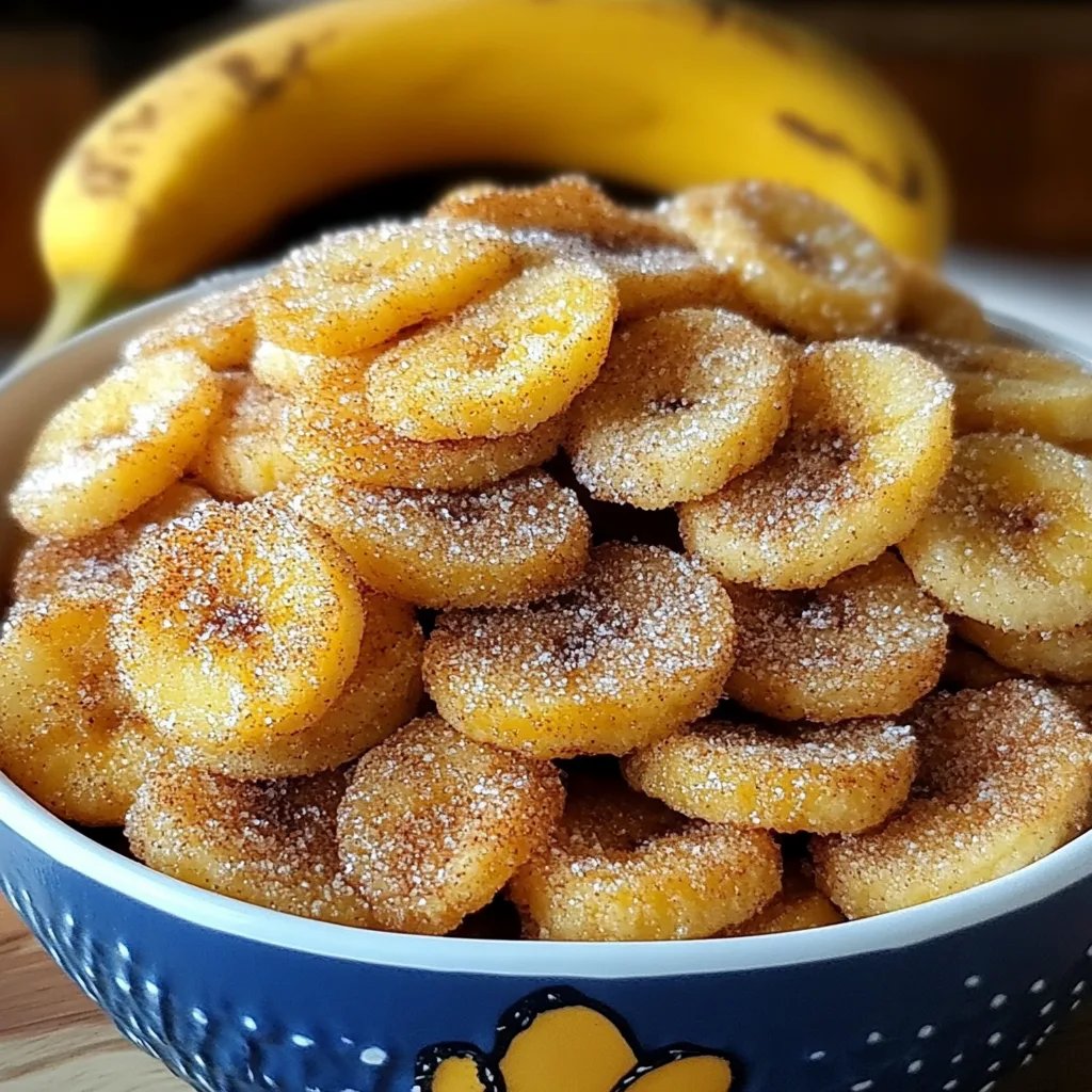 Cinnamon-Sugar Air Fryer Banana Chips: An Incredible 7-Minute Recipe