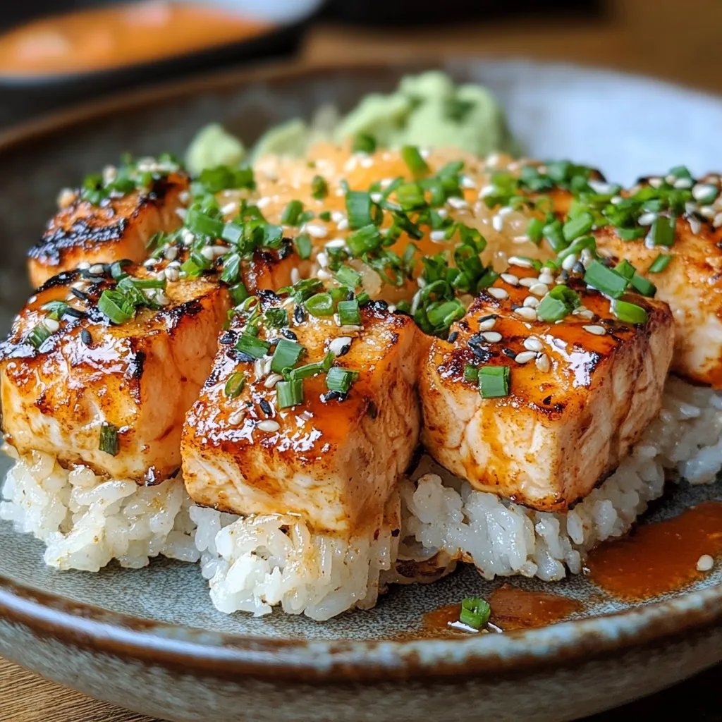 <p>Air Fryer Spicy Salmon Crispy Rice: An Incredible Ultimate Recipe</p>