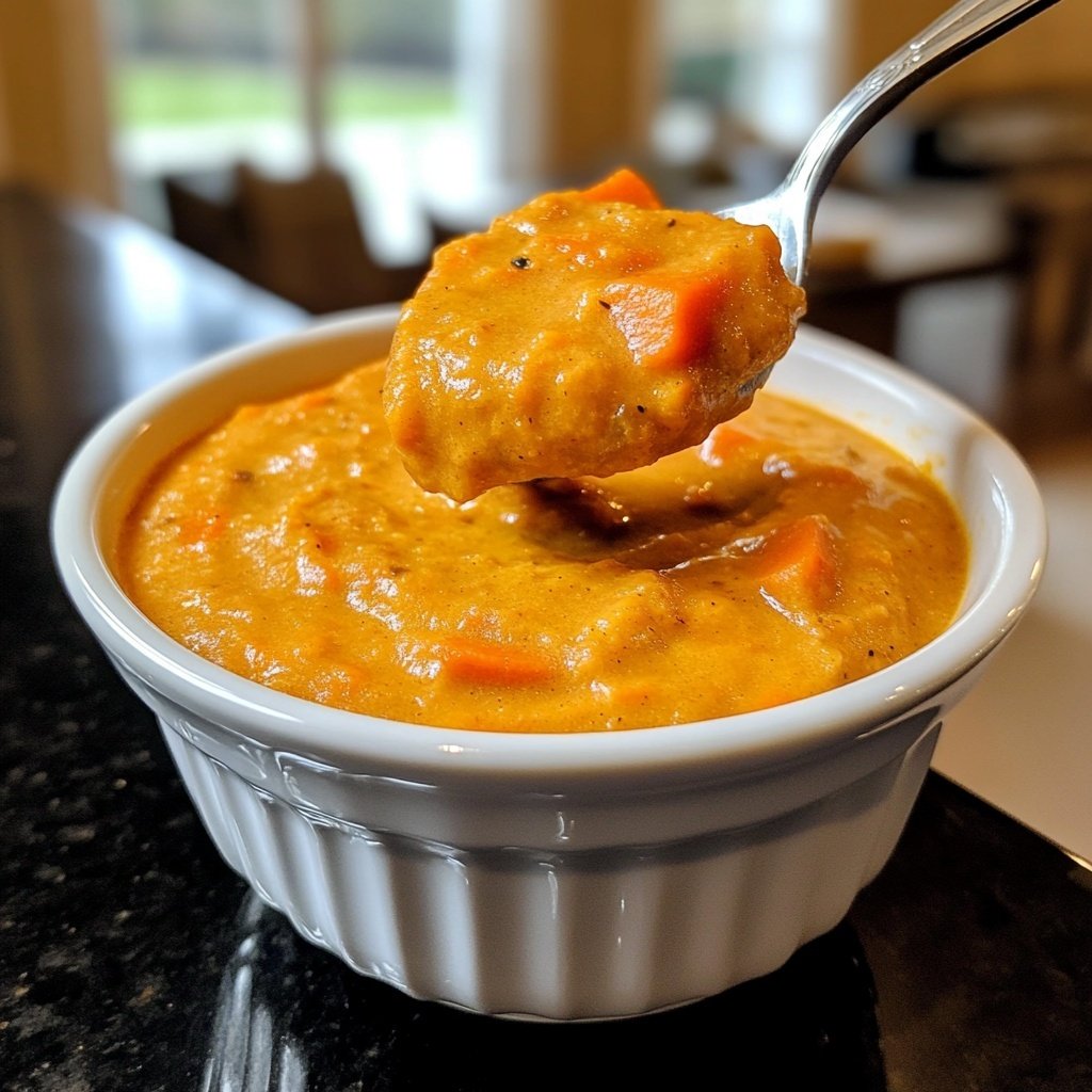 Healthy Vegan Roasted Carrot Soup