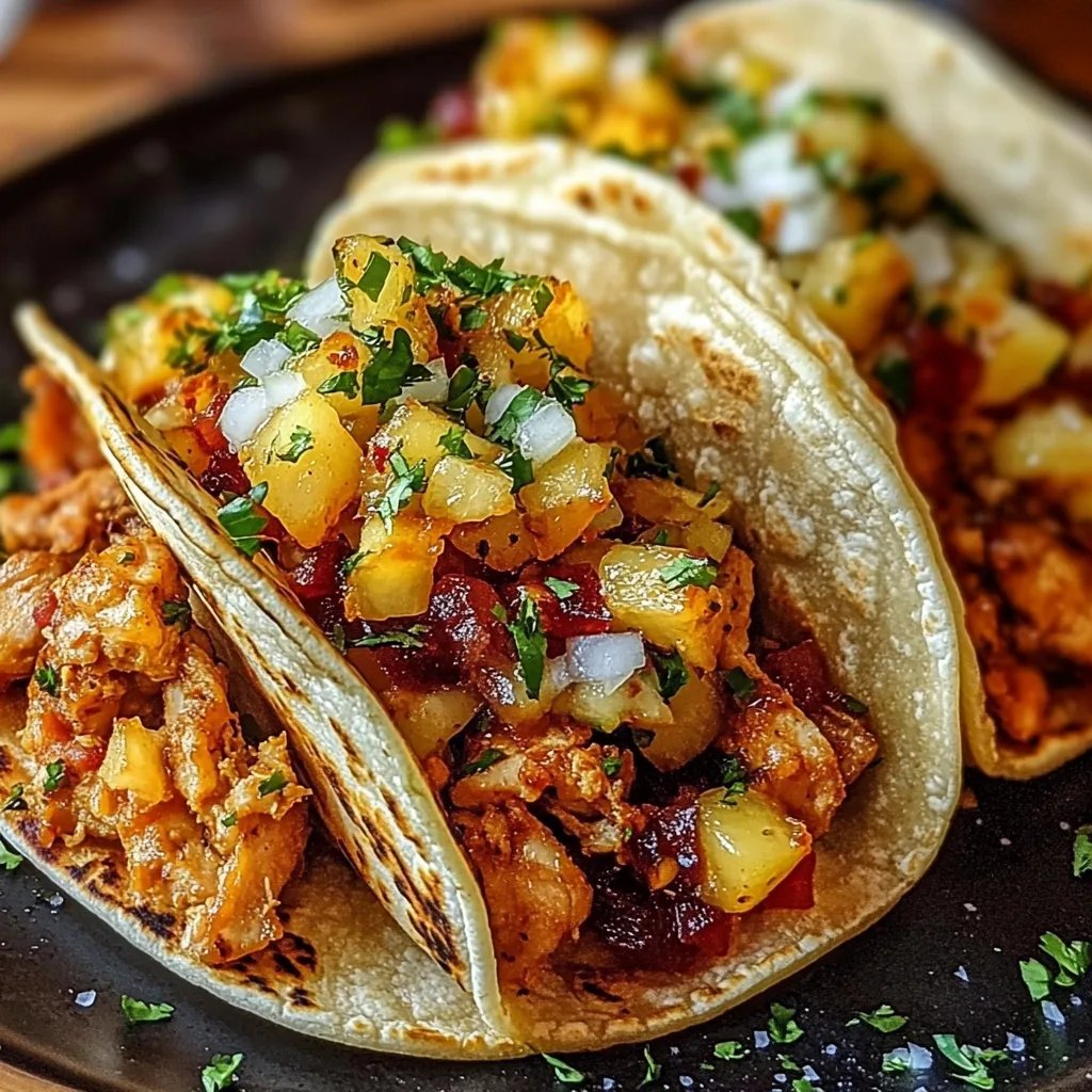 Pineapple Chicken Tacos: An Incredible Ultimate Recipe You Must Try