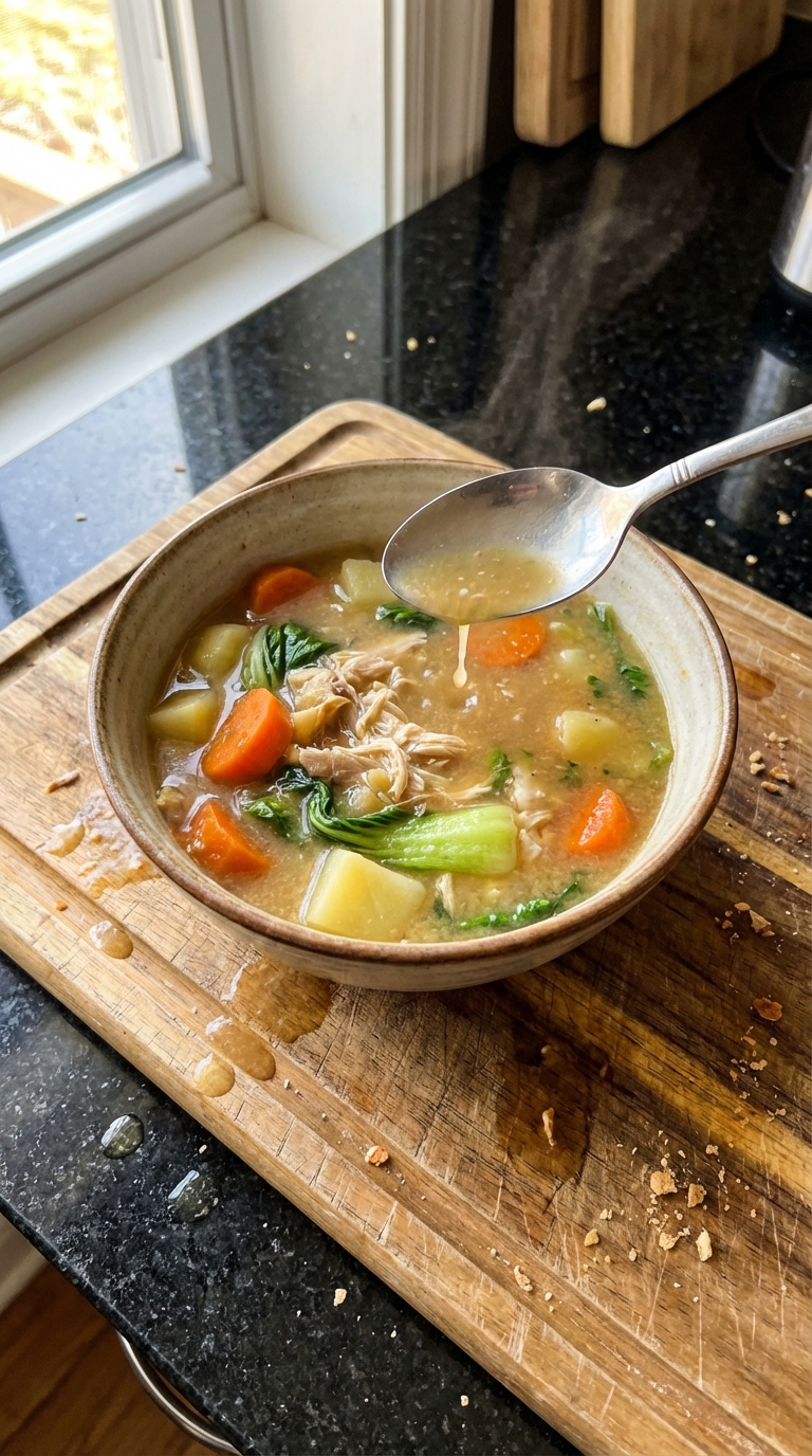 Chicken and Vegetable Miso Soup