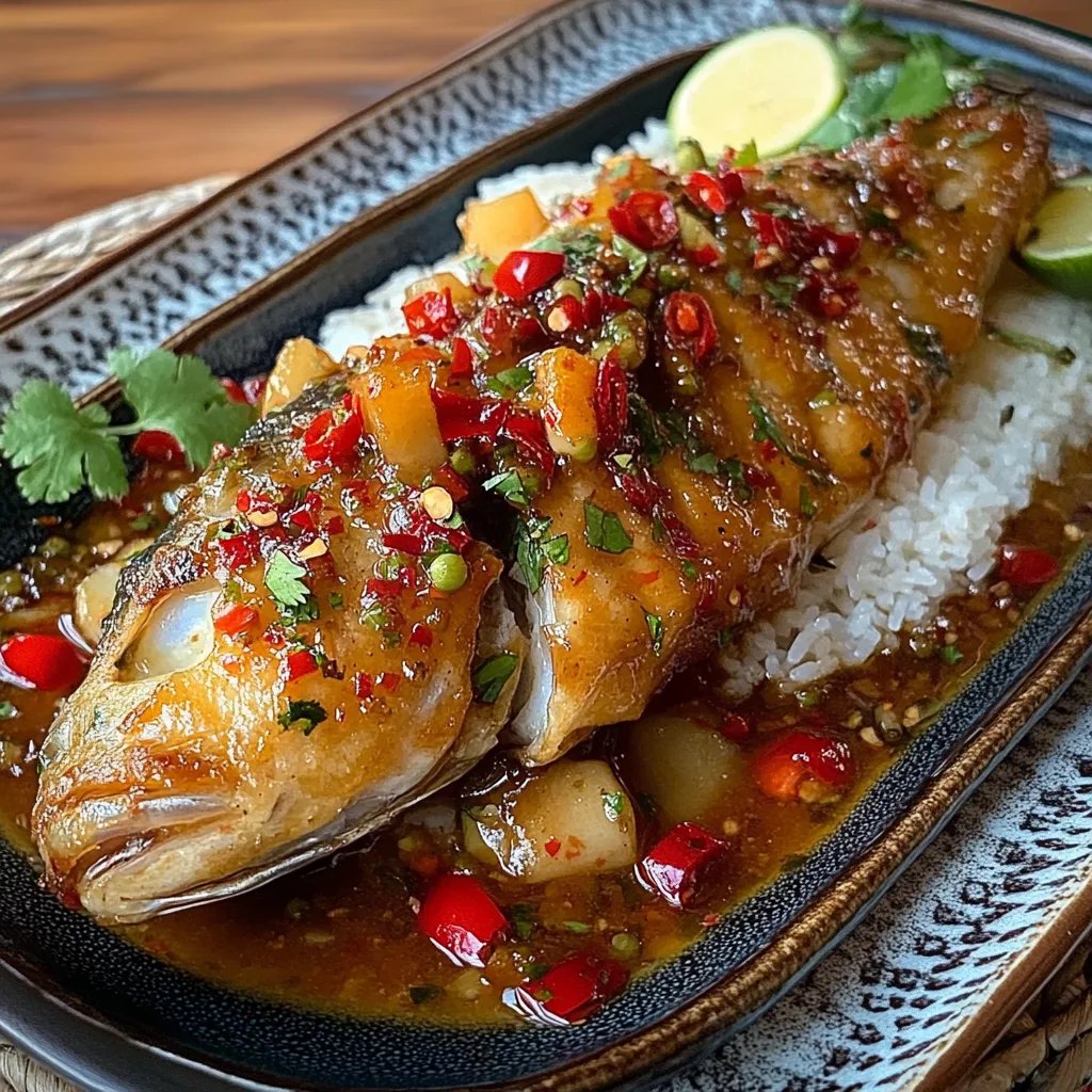 Thai Fried Fish With Tamarind Sauce: An Incredible 5-Step Recipe