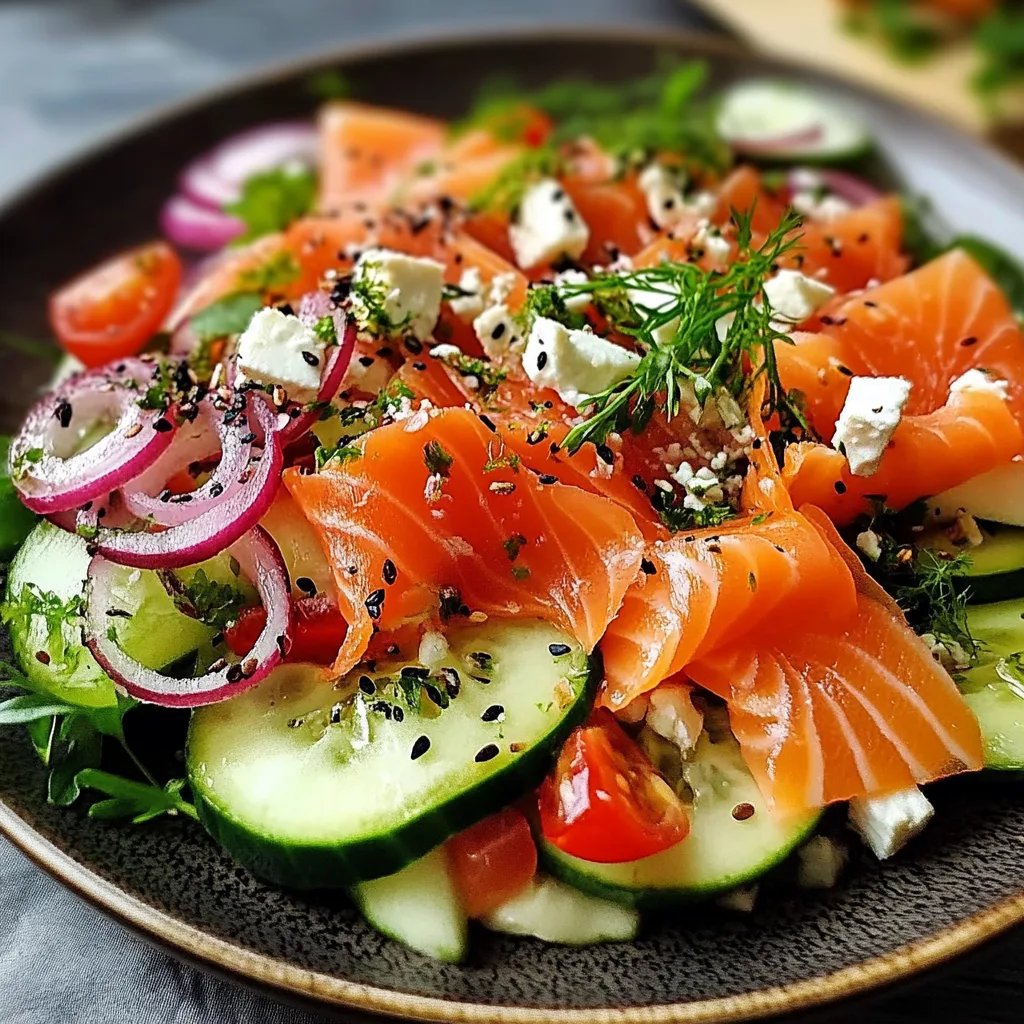 Smoked Salmon Salad