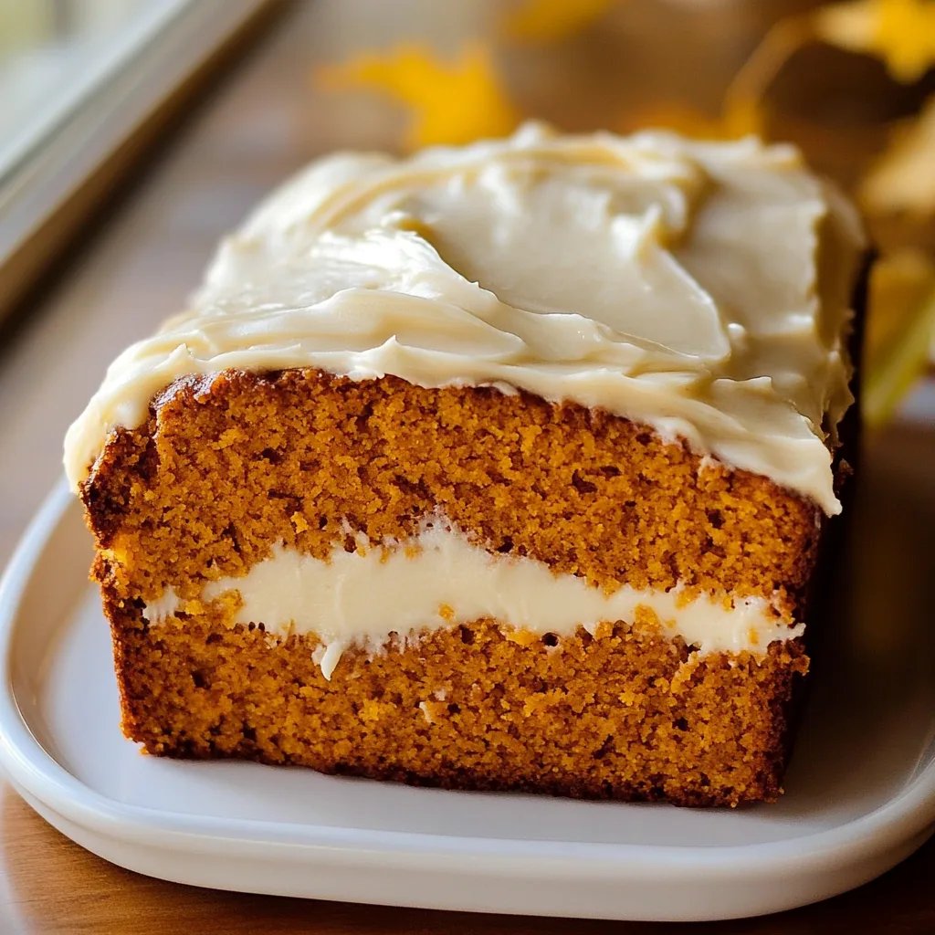 Pumpkin Loaf Topped w/ Cream Cheese Icing: An Amazing Ultimate Recipe