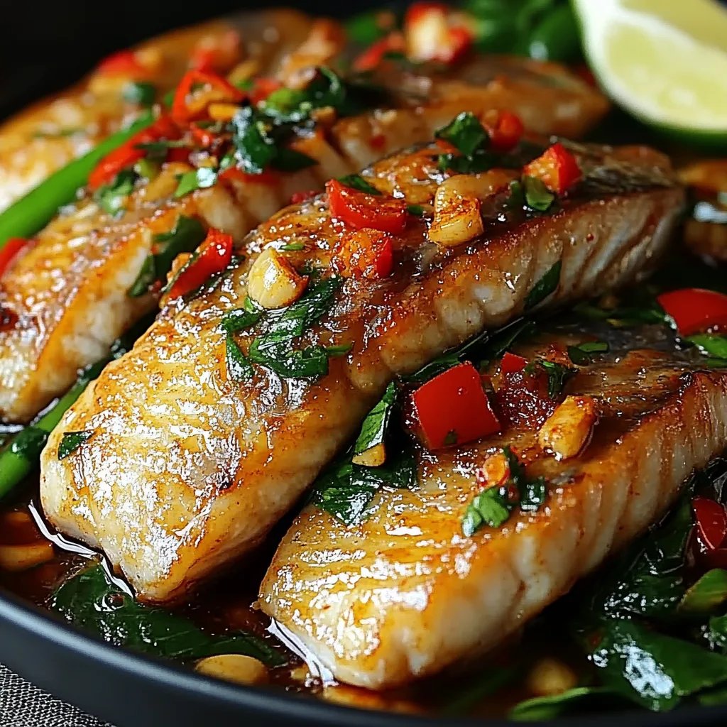 Pan-Fried Sea Bass with Chili & Greens: An Incredible 7-Ingredient Recipe