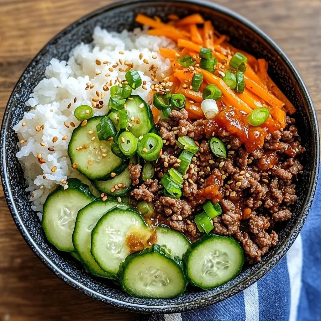 Quick & Easy Korean Ground Beef Bowl: An Amazing Ultimate Recipe
