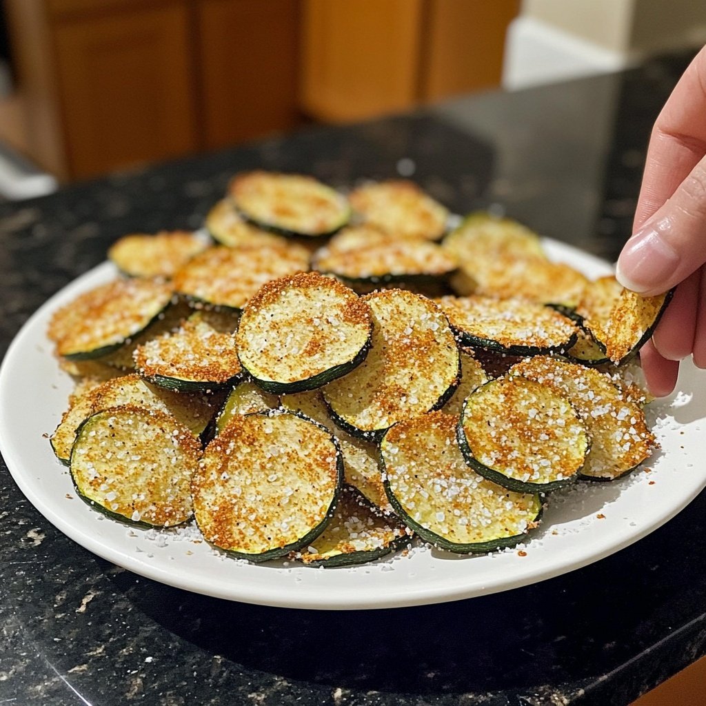 Air Fryer Zucchini Chips