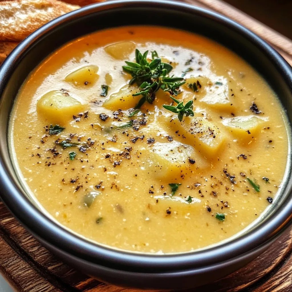 Cheddar Garlic Herb Potato Soup: The Incredible Secret to Cozy Comfort